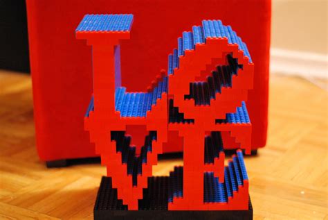 LEGO LOVE Sculpture 